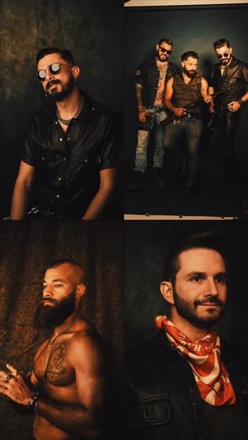 Retratos del equipo y amigos de Legend